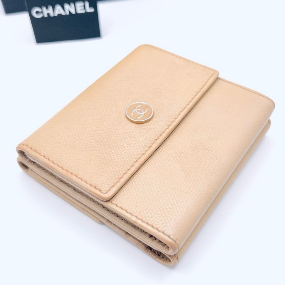 Authentic CHANEL COCO Double Sided Compact Leathe… - image 2